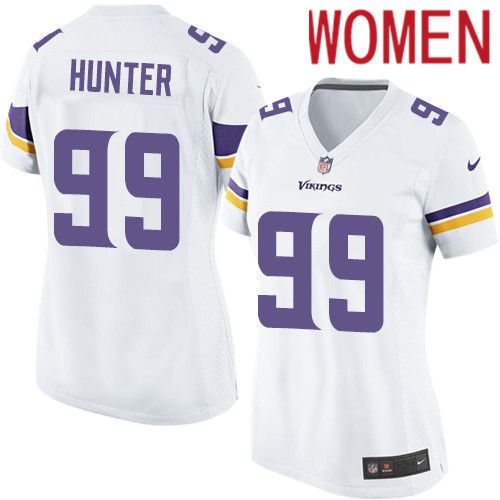 Women Minnesota Vikings #99 Danielle Hunter Nike White Game Player NFL Jersey->women nfl jersey->Women Jersey